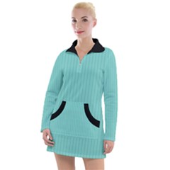 Tiffany Blue - Women s Long Sleeve Casual Dress by FashionLane