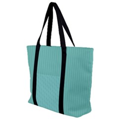 Tiffany Blue - Zip Up Canvas Bag by FashionLane