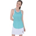 Tiffany Blue - Racer Back Mesh Tank Top View1