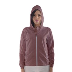 Burnished Brown - Women s Hooded Windbreaker by FashionLane