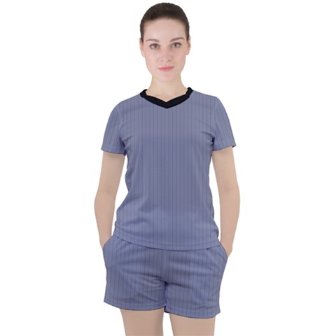 Cool Grey - Women s Tee And Shorts Set by FashionLane