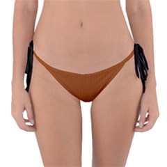 Burnt Orange - Reversible Bikini Bottom by FashionLane