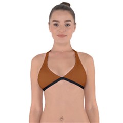 Burnt Orange - Halter Neck Bikini Top by FashionLane