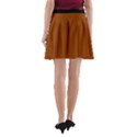 Burnt Orange - A-Line Pocket Skirt View2