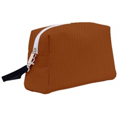 Burnt Orange - Wristlet Pouch Bag (large)