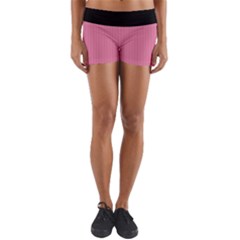 Aurora Pink - Yoga Shorts by FashionLane