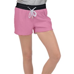 Aurora Pink - Velour Lounge Shorts by FashionLane