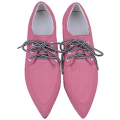 Aurora Pink - Pointed Oxford Shoes by FashionLane