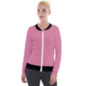 Aurora Pink - Velvet Zip Up Jacket View1