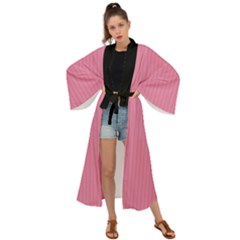 Aurora Pink - Maxi Kimono by FashionLane