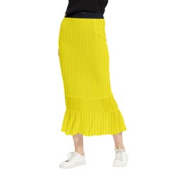 Aureolin - Maxi Fishtail Chiffon Skirt by FashionLane