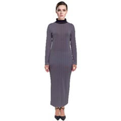 Blackened Pearl - Turtleneck Maxi Dress by FashionLane