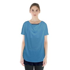 Blue Moon - Skirt Hem Sports Top by FashionLane