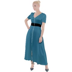 Blue Moon - Button Up Short Sleeve Maxi Dress by FashionLane