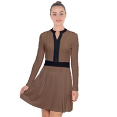 Brown Bear - Long Sleeve Panel Dress by FashionLane