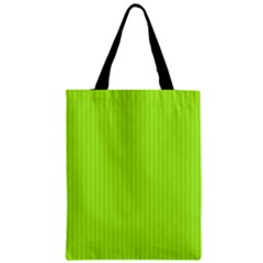 Chartreuse Green - Zipper Classic Tote Bag by FashionLane