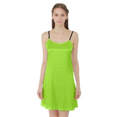 Chartreuse Green - Satin Night Slip by FashionLane