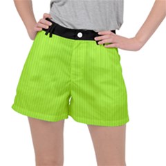 Chartreuse Green - Ripstop Shorts by FashionLane