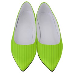 Chartreuse Green - Women s Low Heels by FashionLane