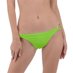 Chartreuse Green - Ring Detail Bikini Bottom by FashionLane