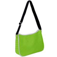 Chartreuse Green - Zip Up Shoulder Bag by FashionLane