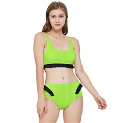 Chartreuse Green - Frilly Bikini Set by FashionLane