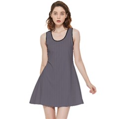 Dark Smoke Grey - Inside Out Reversible Sleeveless Dress