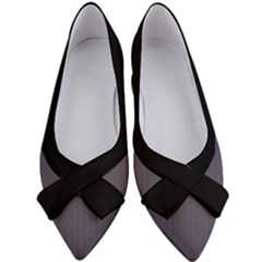 Dark Smoke Grey - Women s Bow Heels by FashionLane