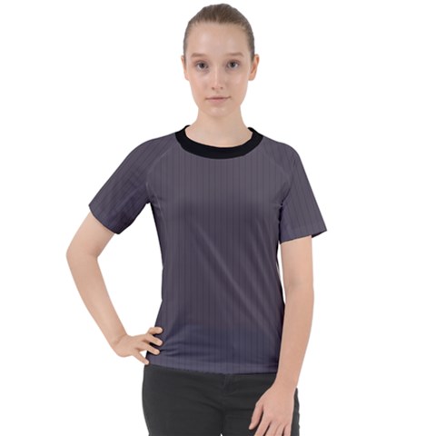 Dark Smoke Grey - Women s Sport Raglan Tee by FashionLane