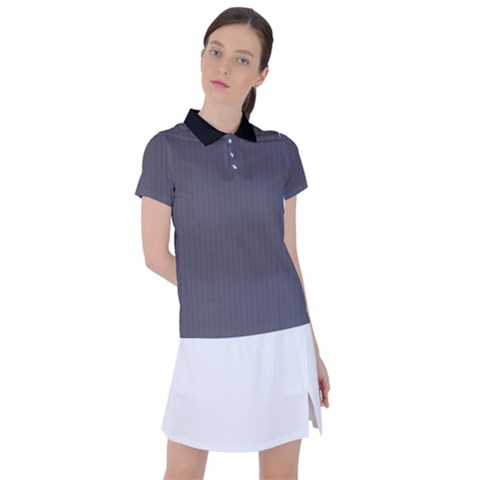 Dark Smoke Grey - Women s Polo Tee by FashionLane