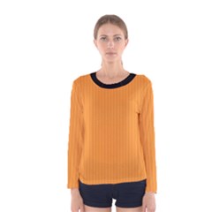 Deep Saffron - Women s Long Sleeve Tee