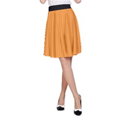 Deep Saffron - A-Line Skirt