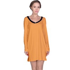 Deep Saffron - Long Sleeve Nightdress