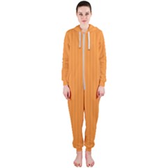 Deep Saffron - Hooded Jumpsuit (Ladies) 