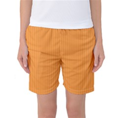 Deep Saffron - Women s Basketball Shorts