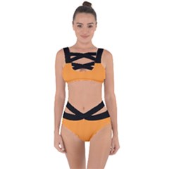 Deep Saffron - Bandaged Up Bikini Set 