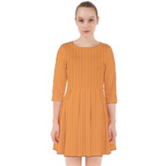 Deep Saffron - Smock Dress