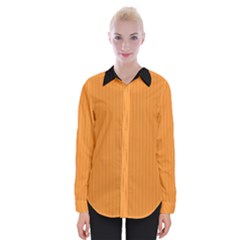 Deep Saffron - Womens Long Sleeve Shirt