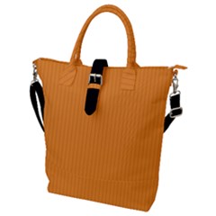 Deep Saffron - Buckle Top Tote Bag