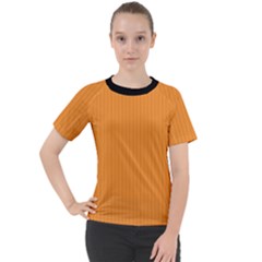 Deep Saffron - Women s Sport Raglan Tee