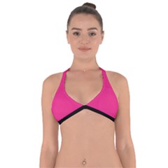 Deep Hot Pink - Halter Neck Bikini Top by FashionLane