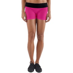 Deep Hot Pink - Yoga Shorts by FashionLane