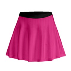 Deep Hot Pink - Mini Flare Skirt by FashionLane