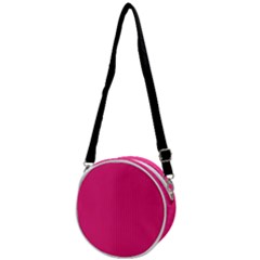 Deep Hot Pink - Crossbody Circle Bag by FashionLane