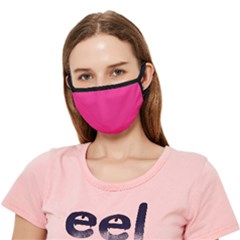 Deep Hot Pink - Crease Cloth Face Mask (adult) by FashionLane