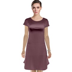 Dull Purple - Cap Sleeve Nightdress by FashionLane