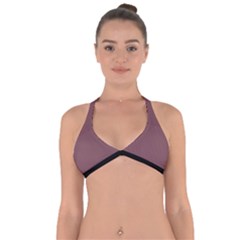 Dull Purple - Halter Neck Bikini Top by FashionLane