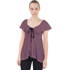 Dull Purple - Lace Front Dolly Top by FashionLane