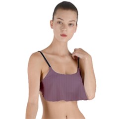 Dull Purple - Layered Top Bikini Top  by FashionLane