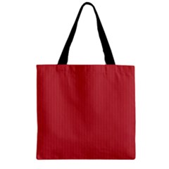 English Vermillion - Zipper Grocery Tote Bag by FashionLane